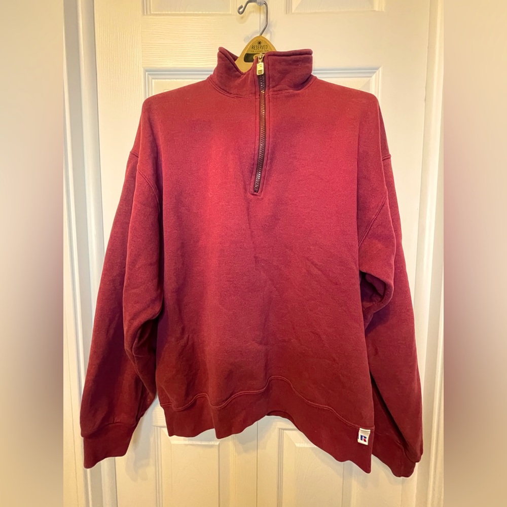 3/4 zip sweat-shirt